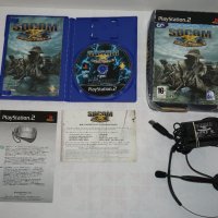 Игра SOCOM: US Navy SEALs за PS2 С Оригинална Кутия и Оригинален микрофон със слушалка, снимка 2 - Игри за PlayStation - 43824933