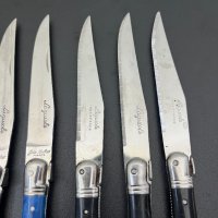Френски кухненски ножове Laguiole. №4841, снимка 4 - Колекции - 43201278