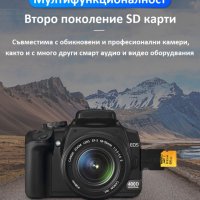 Micro SD Memory Card / TF Карта Памет 64 GBClass 10 + Адаптер, снимка 3 - Резервни части за телефони - 43453139