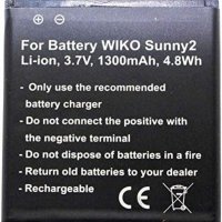 Батерия за Wiko Sunny 2, Wiko 2510 3.7 Volt 1300 mAh литиево-йонна батерия НОВА, снимка 2 - Оригинални батерии - 37519814