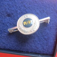 Уникален сребърен знак значка с емайл в кутия, снимка 2 - Други - 36611993
