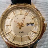 Citizen WR 50 мъжки часовник с кожена верижка , снимка 1 - Мъжки - 43681805