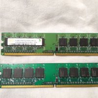 RAM памети за настолен компютър 512MB и 1GB DDR2