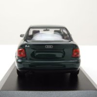 Audi A4 1995 - мащаб 1:43 на Maxichamps моделът е нов в PVC дисплей-кейс, снимка 15 - Колекции - 43377535