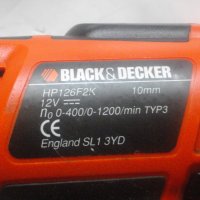 Black Decker HP126F2K-Боди-Блек Декер-Тяло За Винтоверт-Английско-Профи-12 Волта-Внос, снимка 7 - Винтоверти - 28315364