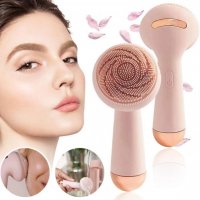 СИЛИКОНОВА ЧЕТКА ЗА ЛИЦЕ С МАСАЖНА ФУНКЦИЯ FLAWLESS CLEANSE, снимка 1 - Други - 35500289