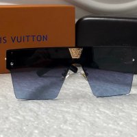 -22 % разпродажба Louis Vuitton 2023 висок клас дамски слънчеви очила маска Мъжки Унисекс, снимка 7 - Слънчеви и диоптрични очила - 39012866