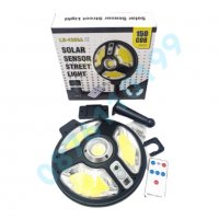Сензорна Соларна лампа за градина, двор, паркинг и т.н, снимка 3 - Соларни лампи - 36647567