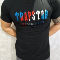 Черна тениска TRAPSTAR , снимка 2 - Спортни дрехи, екипи - 43955333