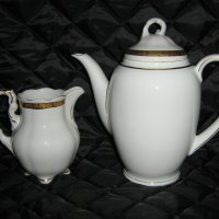  Чайници баварски порцелан - бяло и злато !, снимка 8 - Сервизи - 32389137