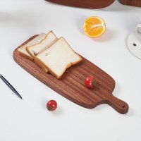 HomeDo Абаносова дървена кухненска дъска за рязане и сервиране, 40x15 см, снимка 5 - Други - 43299712