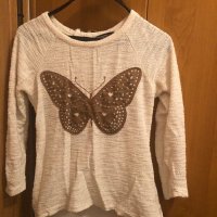 Блуза с пеперудка, снимка 2 - Блузи с дълъг ръкав и пуловери - 27770232