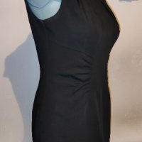 Елегантна черна рокля р-р М , снимка 8 - Рокли - 43750906