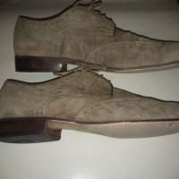 Италиански м.обувки естествена кожа-велур н.44-44,5, снимка 4 - Ежедневни обувки - 43171153