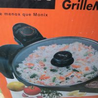 Грил скара Monix GrilleMax Combi -електрическа, с капак+грил, испански, снимка 12 - Скари - 33611410