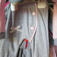 Бебешка блузка с панталонки, розов цвят, снимка 2 - Комплекти за бебе - 38469974
