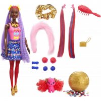 BARBIE COLOR REVEAL HAIR Кукла с магическа трансформация "25 изненади" Hair Swaps™ HBG38 MATTEL, снимка 3 - Кукли - 35066610