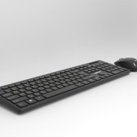 Makki БДС клавиатура и мишка 2.4G BG low-profile chocolate, снимка 3 - Клавиатури и мишки - 43063664