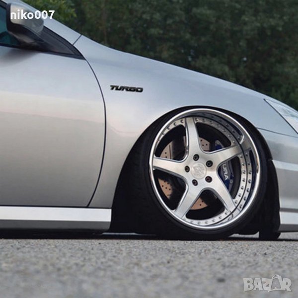 TURBO-3D-Емблема-стикер за автамобил-bmw-vw-ауди-кия-пежо-форд-мерцедес-рено-волво-хонда-шкода-сузук, снимка 1