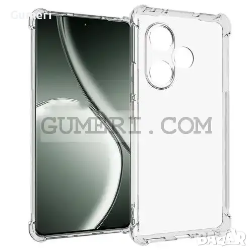 Realme GT 6 Противоударен Прозрачен Гръб С Подсилени Ръбове "Air", снимка 1