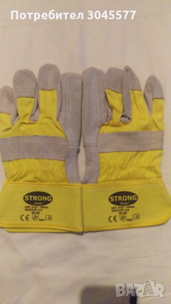 Професионални работни ръкавици, кожени , снимка 1