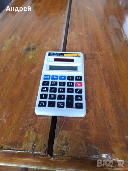 Стар калкулатор Sharp #2, снимка 1