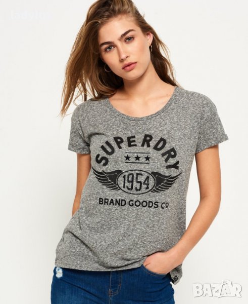 Super Dry 1954 Slim Boyfriend T-shirt, Оригинална. Код 1342 , снимка 1