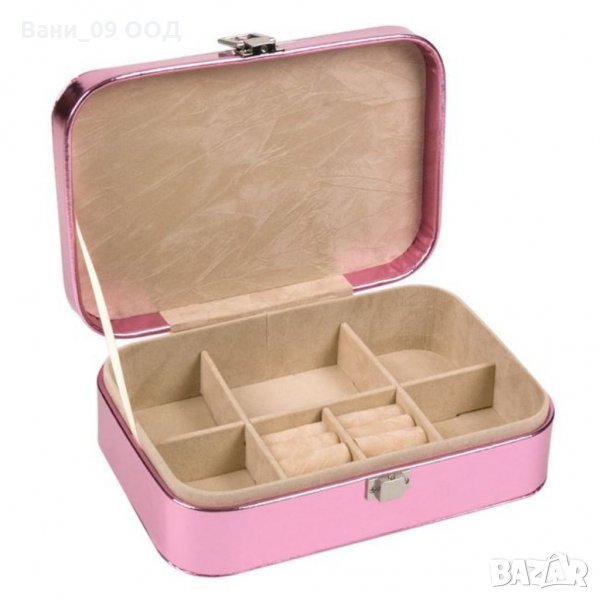 Розова кутия за бижута, снимка 1