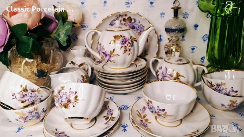 РЯДЪК! СЕРВИЗ „ЛИЛИЯ“ – ЛФЗ (СССР, 1989–1992 Г.), снимка 1