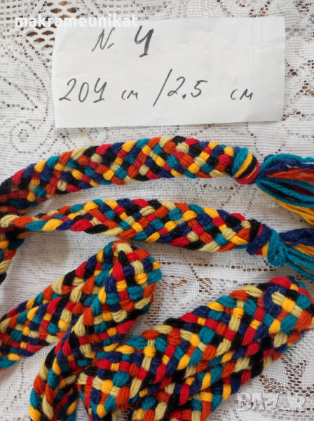 Върви, ширити, колани за народна носия, косичник, торба, декорация , снимка 1