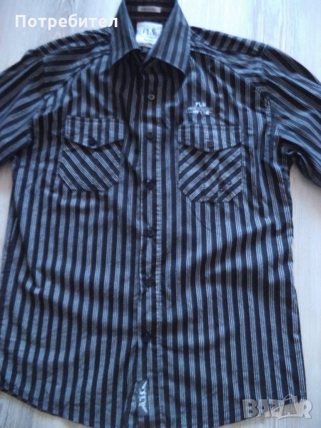 Мъжка риза с дълъг ръкав М-Л, снимка 1