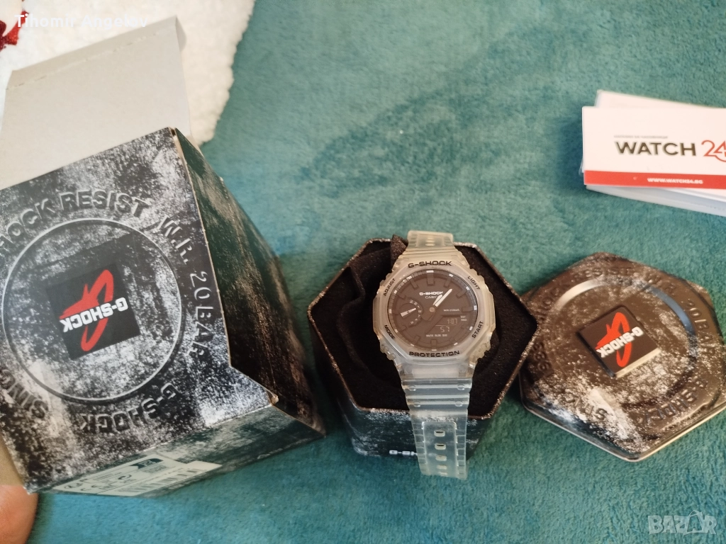 G-SHOCK LIGHT ADJUST G-SHOCK CASIO WR 20BAR 6.30 HND 36 MUTE ALM SIG MODE START PROTECTION, снимка 1
