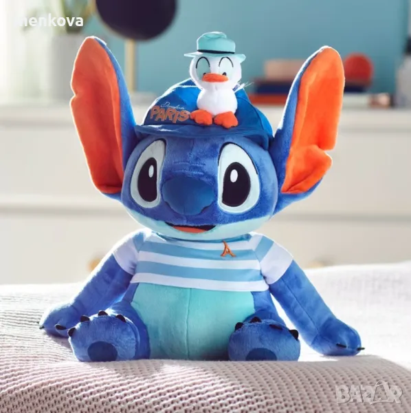 Плюшена играчка - Стич с патенце - в летен, моряшки стил (Лило и Стич), снимка 1