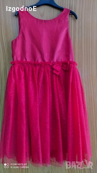 122 H&M празнична рокля, червена рокля, снимка 1