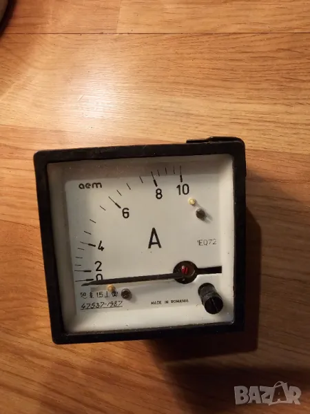 Ампермер, амперметър 10 ампера променливо , снимка 1