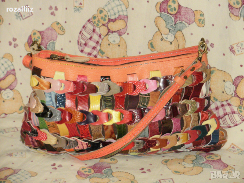 нова красива чанта естествена кожа, снимка 1