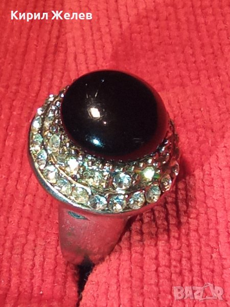 СКЪПОЦЕНЕН АРТ НУВО ПОСРЕБРЕН ЕФЕКТЕН ФЕШЪН ПРЪСТЕН 21132, снимка 1