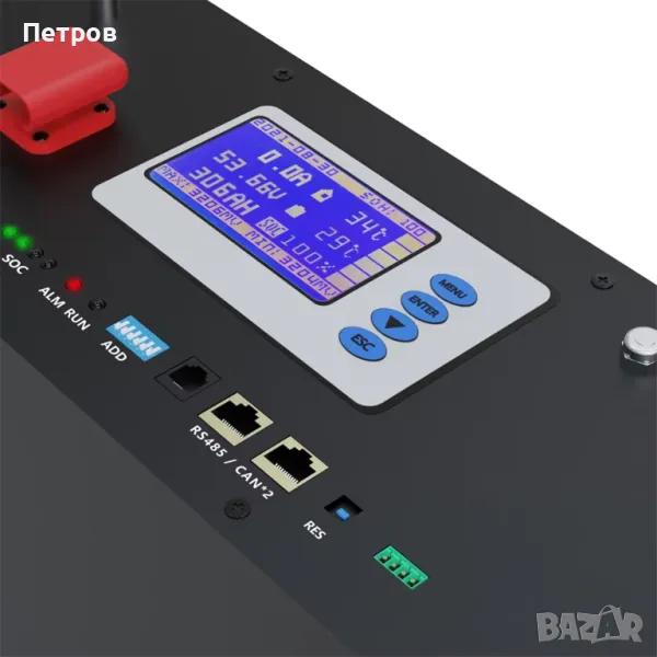 LiFePO4 Соларен тягов акумулатор 5,6kWh 51,2v .Батерия  соларна.БЕЗПЛАТНА ДОСТАВКА, снимка 1