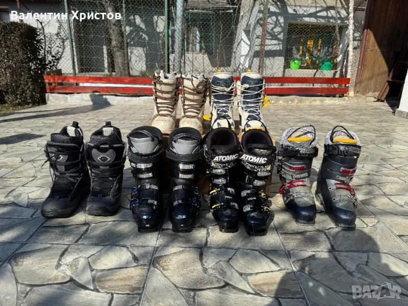 Ски и сноуборд обувки много запазени, снимка 1