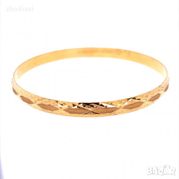 Златна дамска гривна 6,36гр. диаметър:7,0см. 14кр. проба:585 модел:12183-3, снимка 1