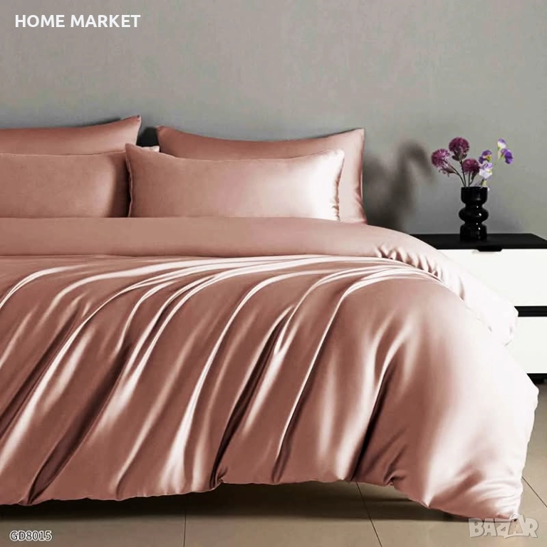 Луксозен комплект от висококачествен памучен сатен Комплектът е от 4 части и съдържа: 1 бр. долен ча, снимка 1