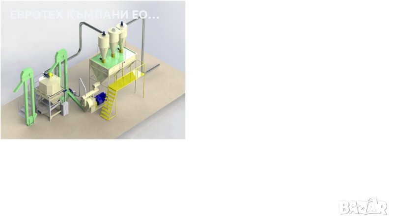 Машини за пелети -линия за пелетиране 1,2 т/ч, снимка 1