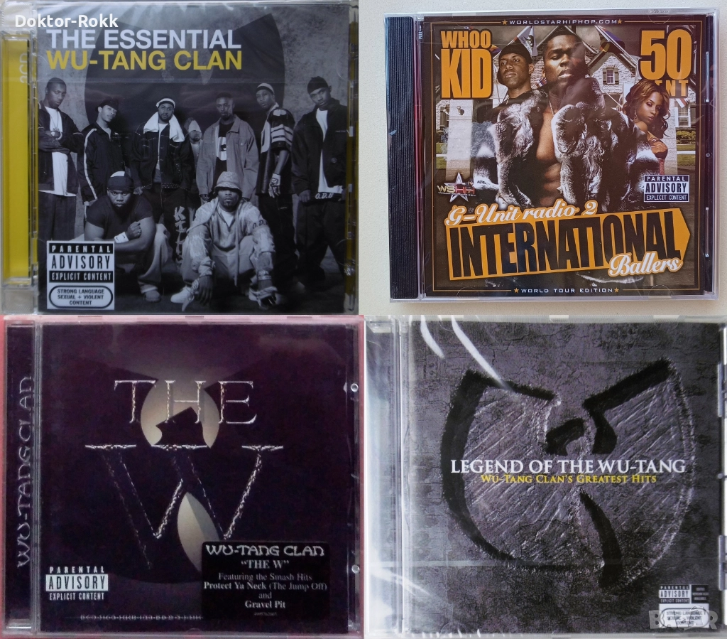Wu-Tang Clan + Whoo Kid, 50 Cent  – оригинални дискове, снимка 1
