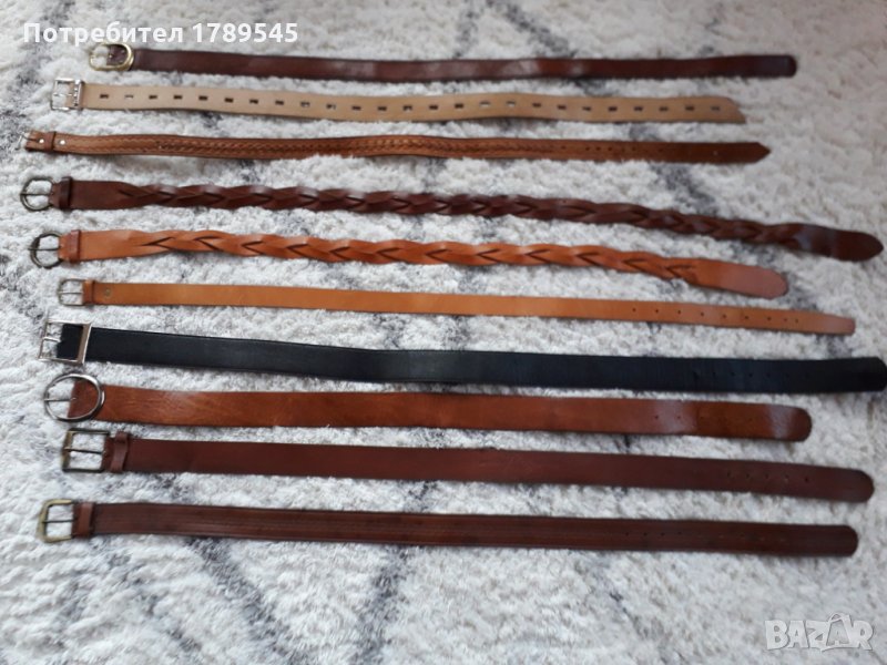 естствена кожа дамски колани, снимка 1