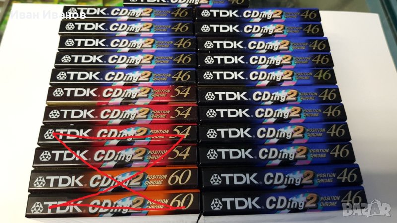 TDK CDing II аудиокасети хром, снимка 1