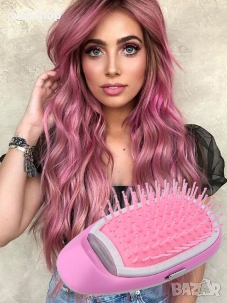 Йонизираща четка за коса Omnia, С масажна функция, 12 x 7 x 5 cm, снимка 1