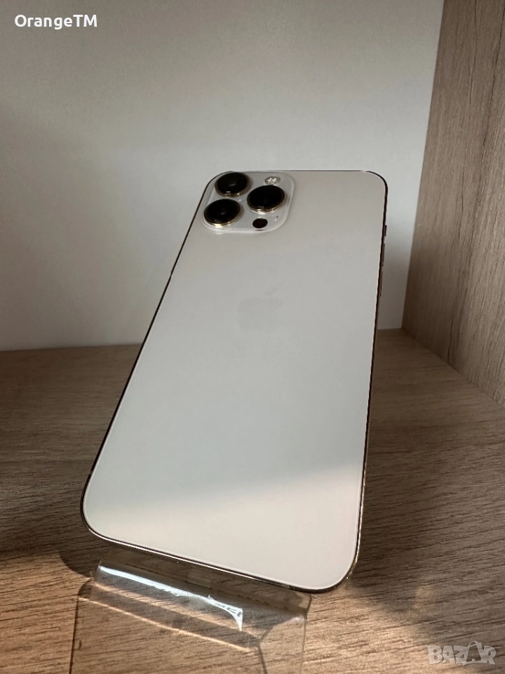 iPhone 13 Pro Max Gold 128Gb 91% капацитет, снимка 1