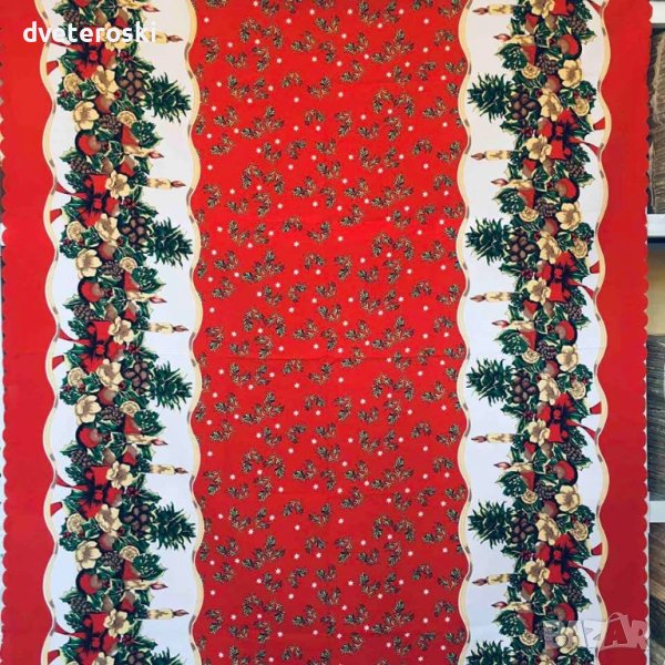 Покривки 140/180 правоъгълни и овал - Коледни, снимка 1