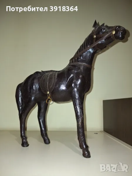 Кожен кон декоративна фигура, снимка 1