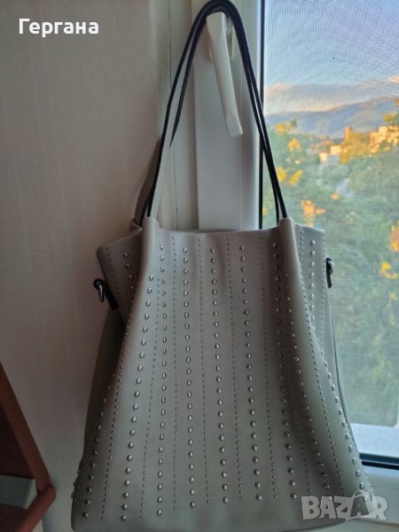 Сива дамска чанта , снимка 1